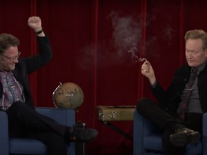 Seth Rogen Got Conan To Smoke A Joint On TV [Video]