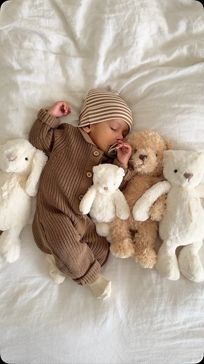 Hard to think this is our last itty bitty babe in knits 🥹 @jamiekay Dawn Collection is ✨ live ✨ | Jordin Ibrahim