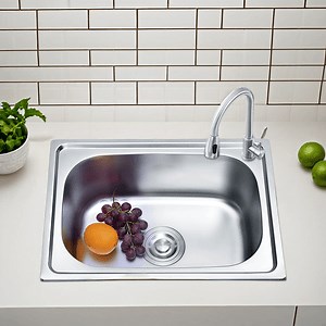 [Hot Item] Elegant Rectangular Stainless Steel Kitchen Sink for Every Style