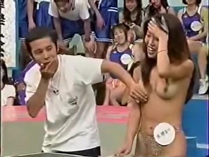 This Japanese TV show features some naked tits