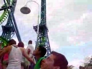 Deja Vu offride footage Six Flags Great America