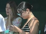 Vanessa Hudgens at Backyard Bowls with a pal in Beverly Hills