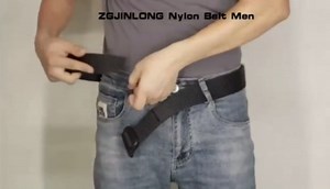 Men Tactical Web Belt Military Nylon Hiking Belts Brea Thable Canvas Belt 1.5"