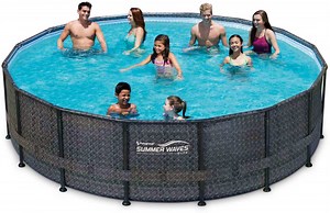 Басейн с метална конструкция Polygroup Summer Waves - store.bg