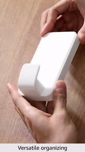 Command 15 Lb XL Heavyweight Wall Hook, Damage Free Hanging Wall Hook with Adhesive Strips, Heavy Duty Single Wall Hook for Hanging Back to School Organizers, 2 White Hooks and 8 Strips