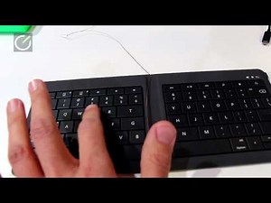 Microsoft Foldable Keyboard Video Review