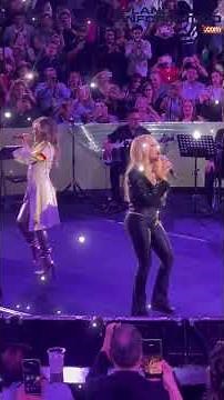 This is how the Dancing Queens concert was experienced at the FENAPO palenque Ana Bárbara, Fey an...