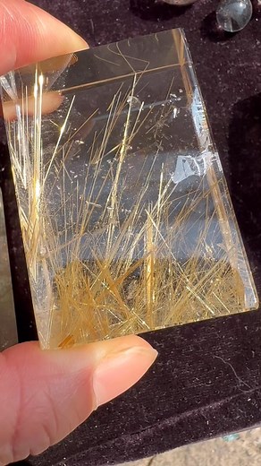 Gold rutile quartz 👏🤩👍 | Sara Crystal
