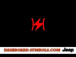 Jeep Electronic Throttle Control (ETC) Warning Light - Jeep | Red Warning Lights | Dashboard Symbols