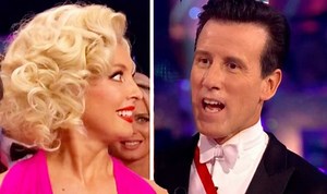 Strictly: Anton du Beke drops Emma Barton on the floor