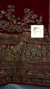 Roya collections by #Gulmohar 2021 🌸🌿🌹 Exclusive premium Georget saree hand embroidery work a gorgeous uniquely beautiful party wear collections by #Gulmohar 🌸🌿🌹 | Gulmohar