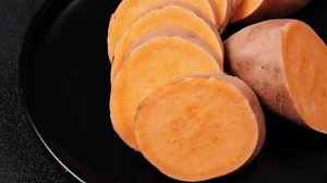 Sweet Potatoes Sliced Displayed Simple Arrangement Stock Footage Video (100% Royalty-free) 3995621195 | Shutterstock