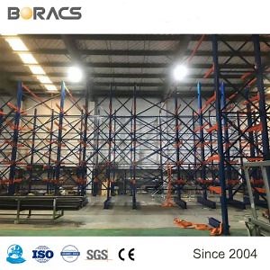 [Hot Item] Heavy Duty Double Side Cantilever Storage Rack Pipe Warehouse Rack for Long Products Storage