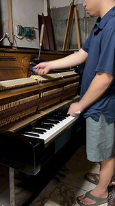 Piano tuning before & after sound test Yamaha U1 🎹 Pitch raise: A420 → A440 3 passes to bring it back to standard pitch | Robert Herrero