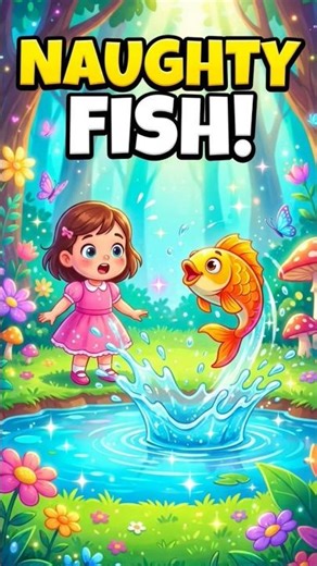 Naughty Fish and Little Girl 🐟👧