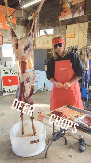 Cutting up some Deer Chops with our Wiebe Knives! #hunting #archery #meat #grilling | Freezer Bound Outdoors