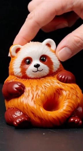 3D Red Panda Slime ASMR 🐼✨