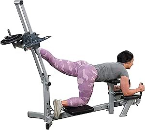 Powerline by Body-Solid (PGM200X) Glute Master - Isolation Glute Machine for Targeted Booty & Leg Workouts at Home