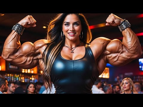 DIANA - THE FEMALE BODYBUILDER WITH MASSIVE ROCK HARD BICEPS