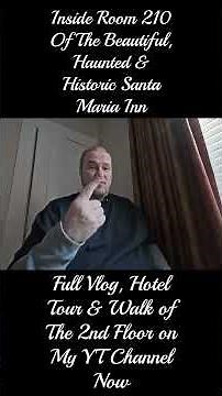 Inside Room 210 Of The Beautiful, Haunted & Historic Santa Maria Inn #hauntedhistory #hauntedhotel