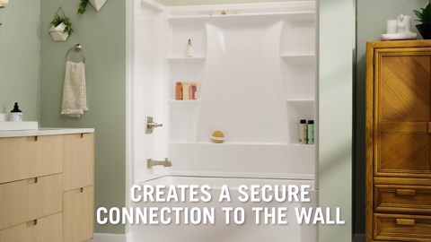 Delta Classic 500 Curve 32 in. x 60 in. x 60 in. Alcove Rectangular Bathtub and Shower Combo in White BVS3-C50304-WH