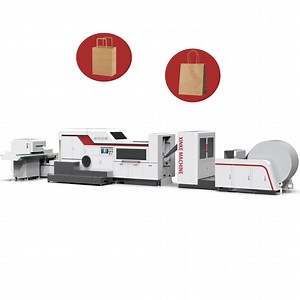 [Hot Item] Square Base Food Packaging Paper Logo Bag Square Bottom Paper Bag Machine