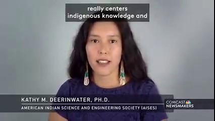 Dr. Kathy DeerInWater, American Indian Science and Engineering Society (AISES), discusses efforts to develop STEM programs that are conducive to success for Indigenous students and professionals. Watch the full interview: https://comca.st/3TQrO8Y #NativeAmericanHeritageMonth | Comcast Newsmakers