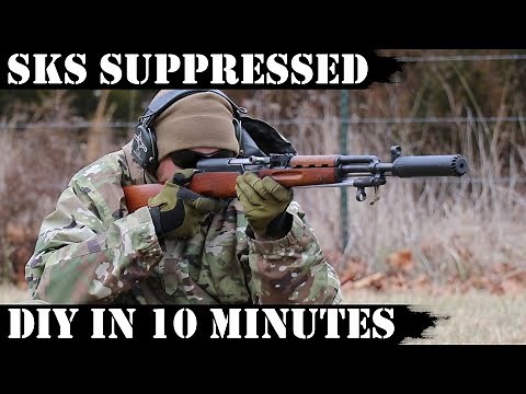 SKS Suppressed - Do it yourself in 10 minutes!