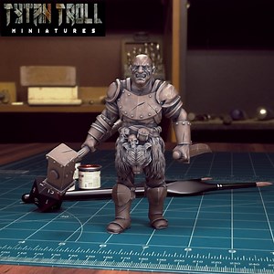 Goliath Barbarian Miniature | Goliath Barbarian Miniature | for D&D 5e, Pathfinder and Other Rpg's | 28mm | 32mm | 75mm - Etsy