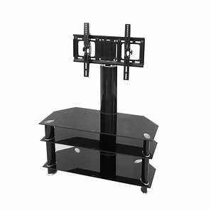 [Hot Item] French Modern African Market Rectangle Top TV Stand with Iron Tube Leg