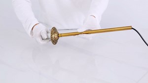 LOUSACE 9 in Vintage Milk Glass Ceiling Light Fixture, Antique White Semi Flush Mount Milk Glass Pendant Light, Farmhouse Ceiling Light for Kitchen Hallway Dining Room Bedroom, LED Bulb Included