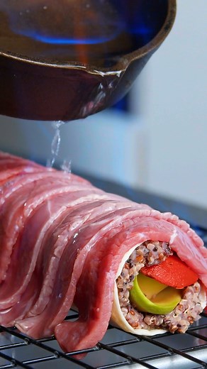 21K views · 55 reactions | Your meal will be pure fire! 數 #cookingtips #cookinghacks #cookingtechnique #meat #meatrecipe #flames #scrumdiddlyumptious #food #recipe #foodporn #reels #foodreels  FULL RECIPE: bit.ly/42VuerN | Scrumdiddlyumptious | Facebook