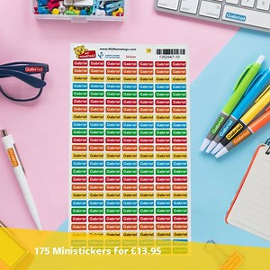 743 reactions · 72 shares | Our Ministickers are perfect for children or even adults! Each set has 175 stylish and discreet stickers to label your smaller items. | My Nametags | Facebook
