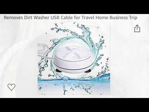 Do not buy Mini Washing Machine Portable Ultrasonic Turbine Washer USB Cable Travel Home Business