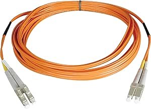 Tripp Lite N520-100M Multimode Duplex 50/125 Fiber Optic Patch Cable LC/LC (100 Meters)