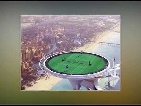 World's Highest Tennis Court at Burj Al Arab, Dubai - JanoDuniya