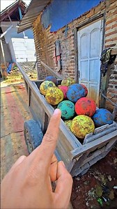 fill the pool with a cart of balls #trendingshorts