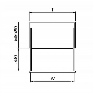 [Hot Item] Flat Wire Drawer Basket for 900mm Cabinet Storage