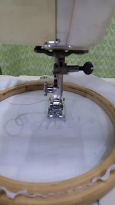 2.8K views · 43 reactions | Here is for Tannu , #aamyadam #embroideryart #freemotionembroidery #janome #normalsewingmachine #writing | Amila adam | Facebook