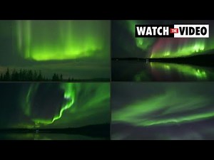 Rare red northern lights observed in the Arctic Circle