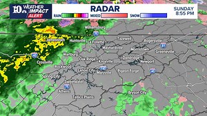 10K views · 50 reactions | RADAR UPDATE (9:10pm) | Rain will be moving into east TN over the next couple of hours. Expect showers with heavy rain at times to continue through early Monday and totaling between 1/2" to 1". | WBIR Weather | Facebook
