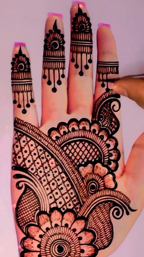Easy Full Hand Arabic Mehndi Design Beautiful Mehandi Design #mehndibride #mehndinight #mehndilove #mehndi #mehndiart | Mehndi Design