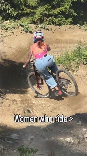 Women who ride are superior 🦹‍♀️ #mtb #mountainbiking #mountainbike