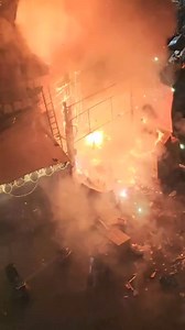 6.6K views · 37 reactions | Viral Video ! In Abids Hanuman Tekdi, Hyderabad, a huge fire broke out at a fireworks store, severely damaging the building. #In order to contain the fire and stop it from spreading to other buildings, firefighters raced to the site. #BreakingNews #Fire #Fire | Rdx Goa Infotainment Channel | Facebook