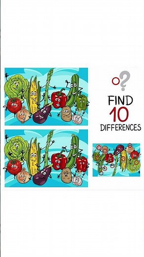 Find the 5 differences | Spot the 5 Differences | #spotthedifference #findthedifference #BrainGames