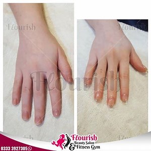 Give an outstanding look to your nail via Gel Nail #Extensions in Flourish #Salon in #Karachi, #Gel_Nail #Extenso is a unique nail polish process that gives #nails with an incredibly long-lasting #manicure and an amazing gel shine :) | Flourish Salon By Aqsa Danish