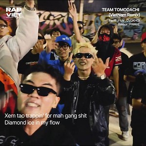 Track 'Team Tomodachi' từ vị trí của Yuki Chiba sau khi viral khắp mạng xã hội, đã được hưởng ứng bởi cộng đồng Hip hop vòng quanh thế giới với vô số bản Remix mang đậm văn hóa đường phố tại địa điểm đó. Một số version remix nổi bật như: 'KR Remix', 'GALS Remix', 'GADIS Remix',... Sau một hồi lâu cũng đã có một version Vietnam đến từ vị trí của Feelif, FluV, DVGKHOI, Rekkol và PWAVE mang nhiều năng lượng tích cực cùng những thông điệp về sự khởi sắc của các rapper thế hệ mới. Cùng Rap Việt điểm 