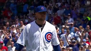 "Jon Lester NEVER, EVER throws the ball to first..." #Cap | Cubs Memes