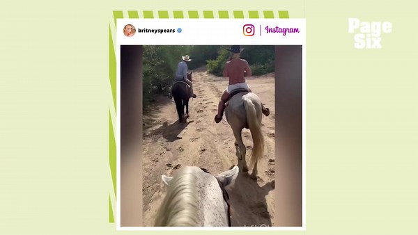 Britney Spears rides horse topless, 'should have gone naked' in heat