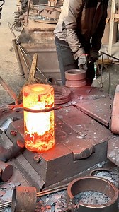 609K views · 5.1K reactions | Inside the factory Forging Steel in Flames – Slow Motion Industrial Symphony! #process #machine #factory #forging #manufacturer #blacksmith #fblifestyle | Inside the factory | Facebook